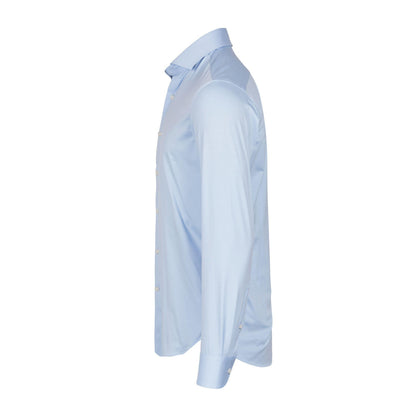 Light Blue - Side - Tee Jays Mens Stretch Active Shirt
