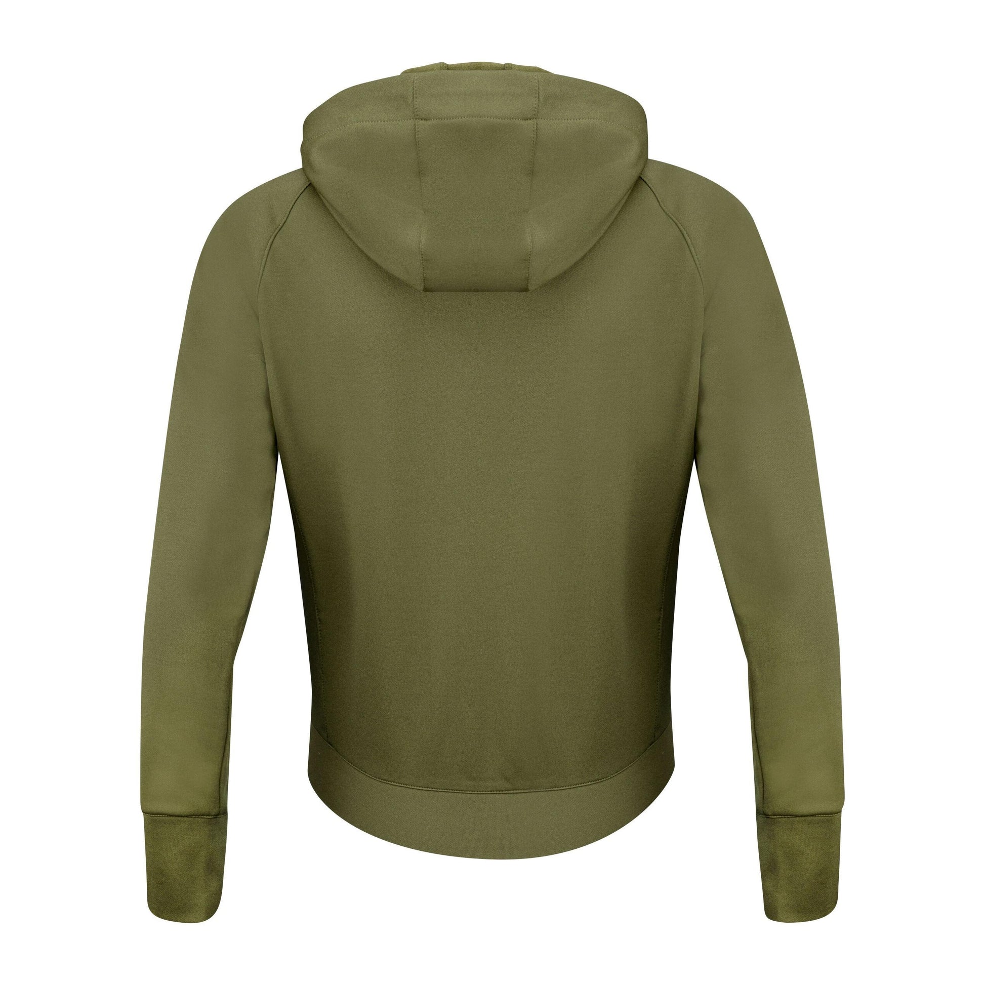Moss Green - Side - James Harvest Womens-Ladies Keyport Hooded Hybrid Jacket