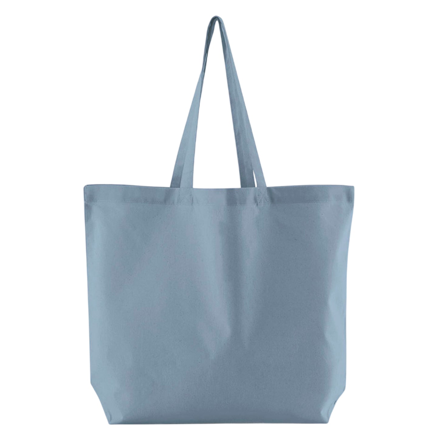 Dusty Blue - Front - Westford Mill InCo Bag For Life Organic Cotton Maxi Tote Bag