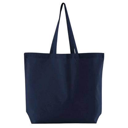 French Navy - Front - Westford Mill InCo Bag For Life Organic Cotton Maxi Tote Bag