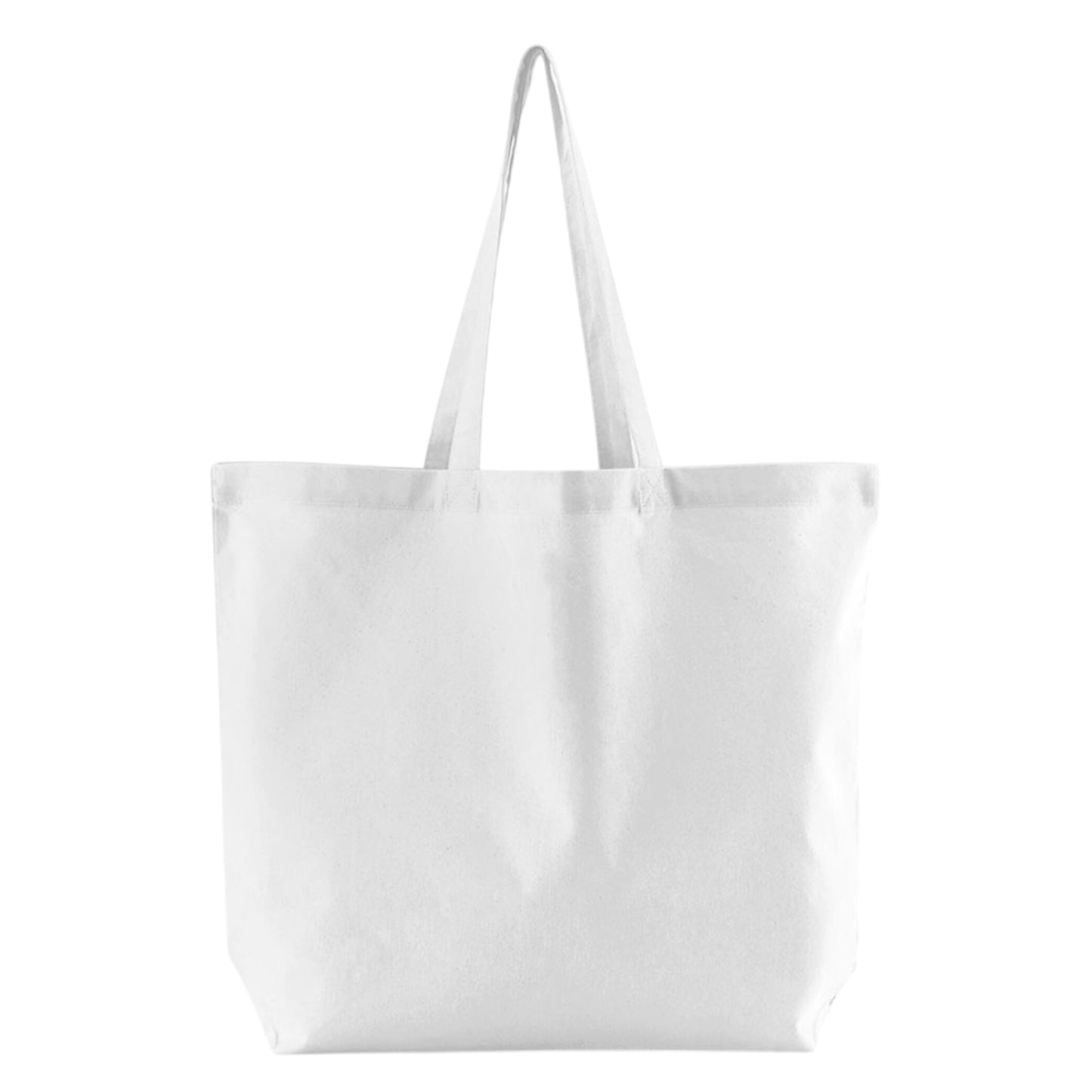 White - Front - Westford Mill InCo Bag For Life Organic Cotton Maxi Tote Bag