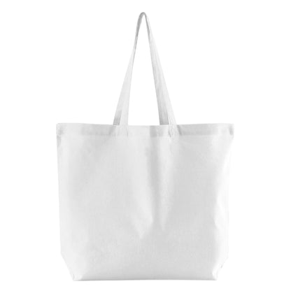 White - Front - Westford Mill InCo Bag For Life Organic Cotton Maxi Tote Bag