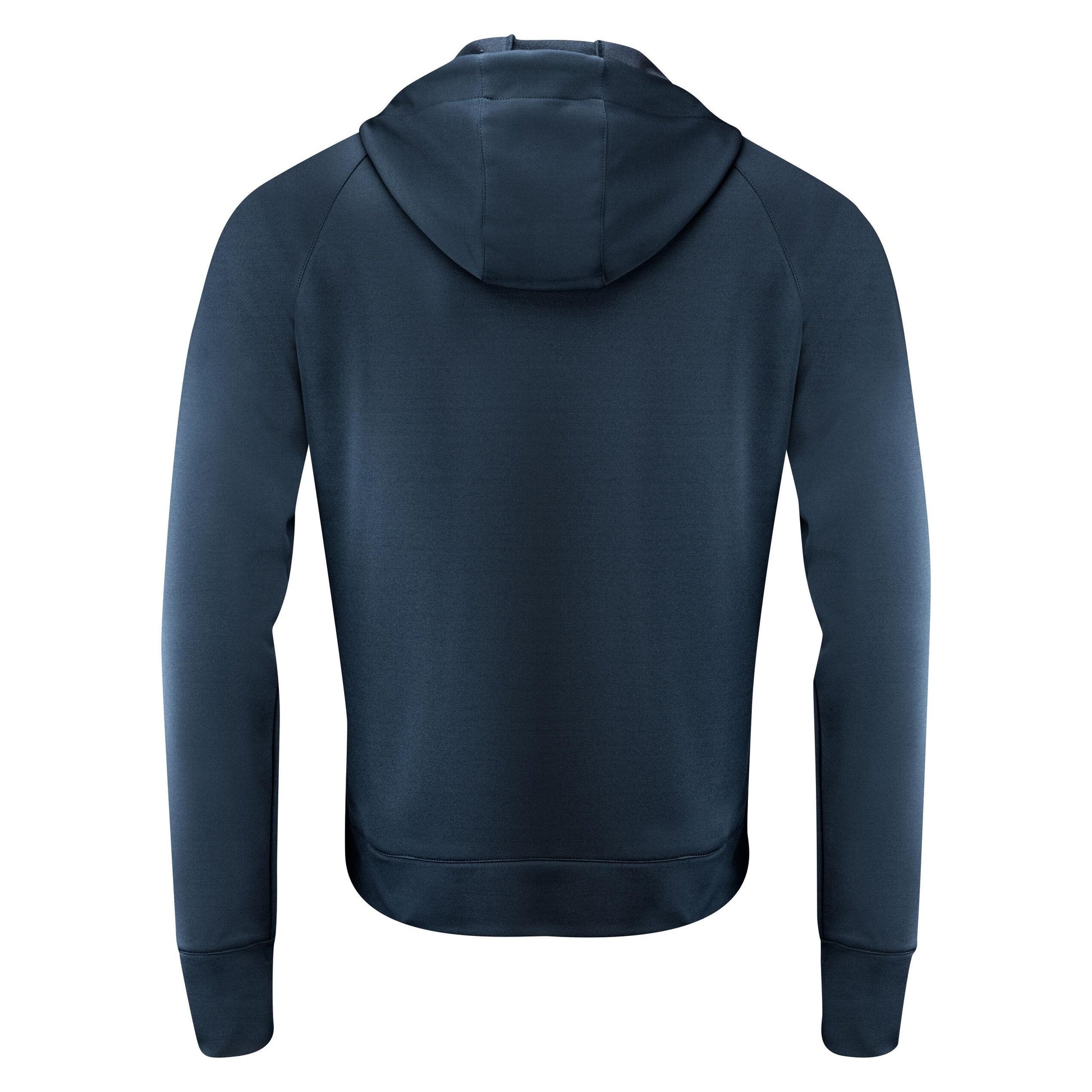 Navy - Side - James Harvest Mens Keyport Hooded Hybrid Jacket