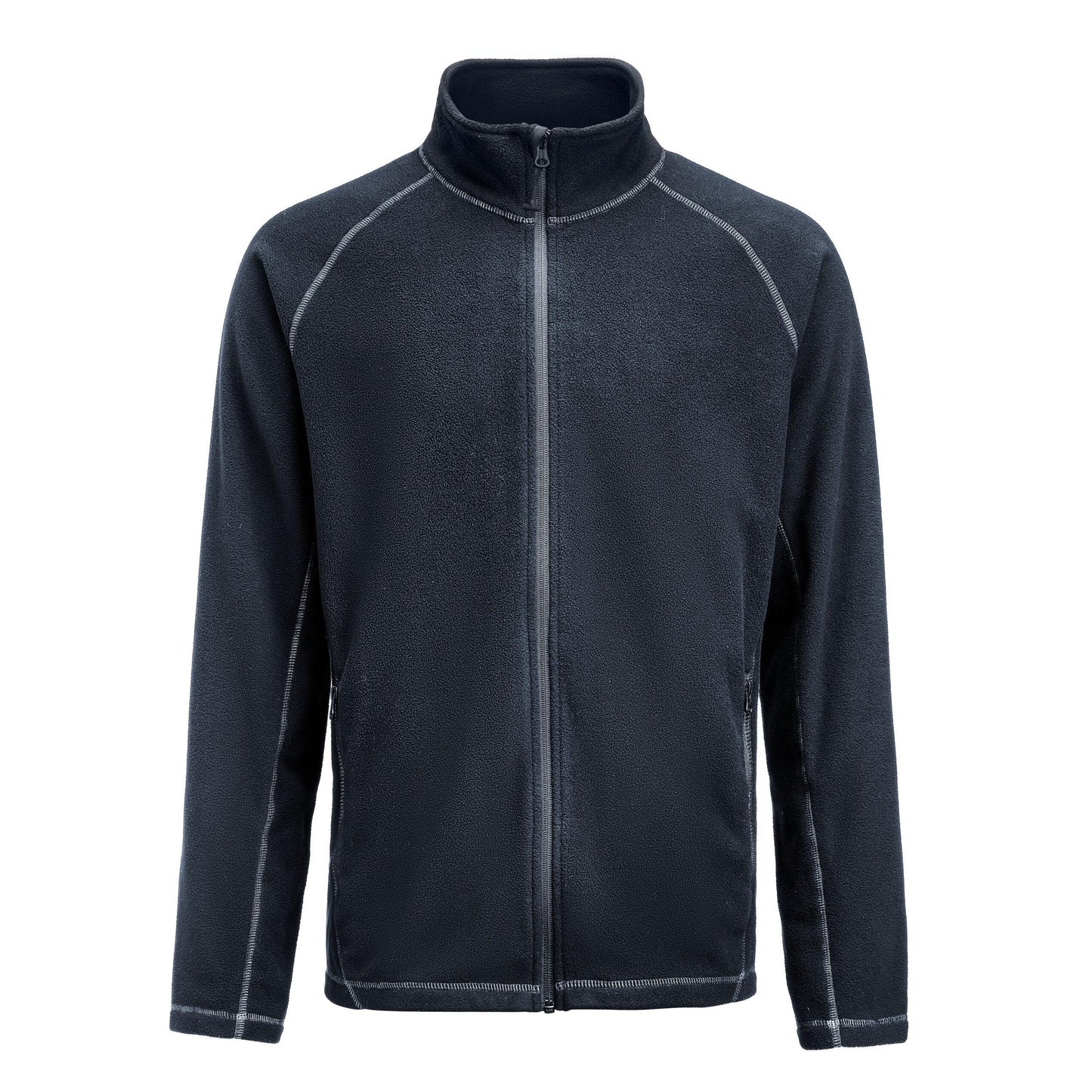 Navy - Back - James Harvest Mens Zion Fleece Jacket
