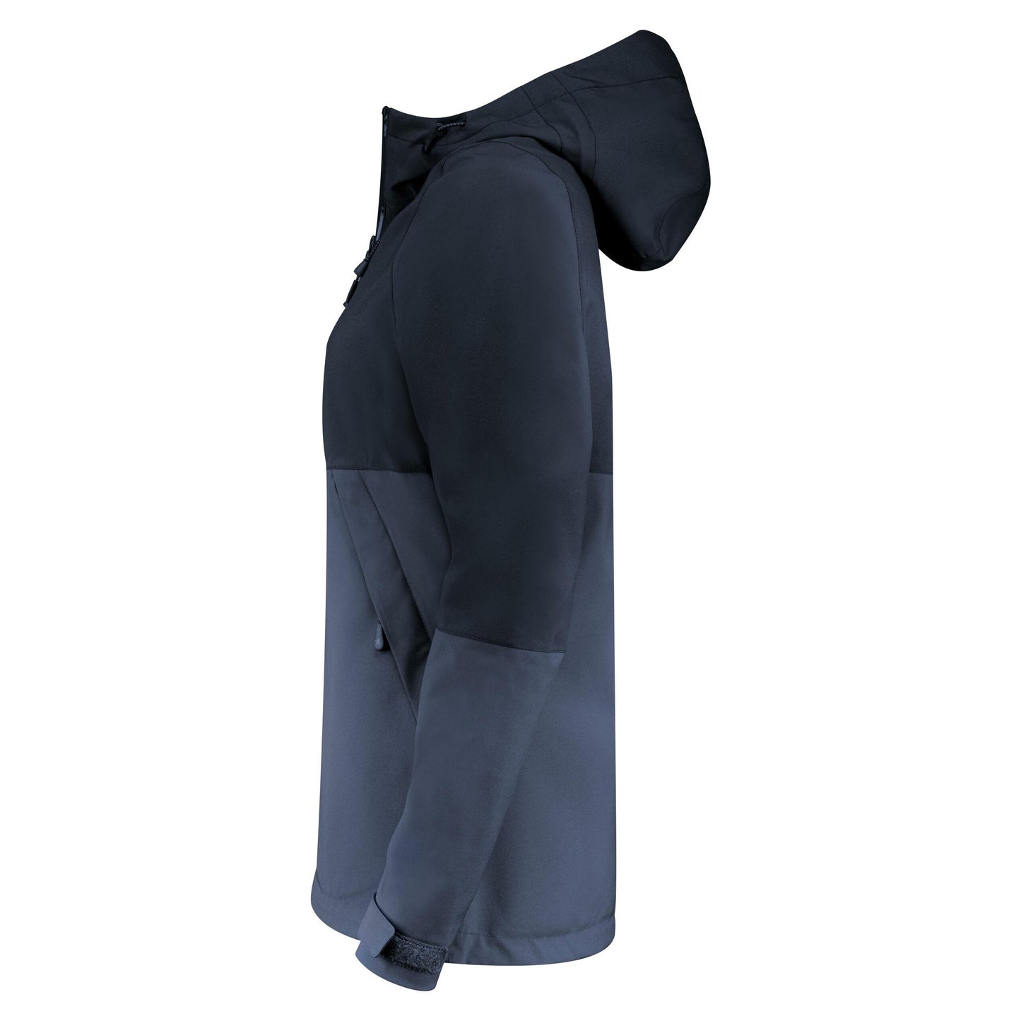 Navy - Lifestyle - James Harvest Womens-Ladies Northville Two Tone Shell Jacket