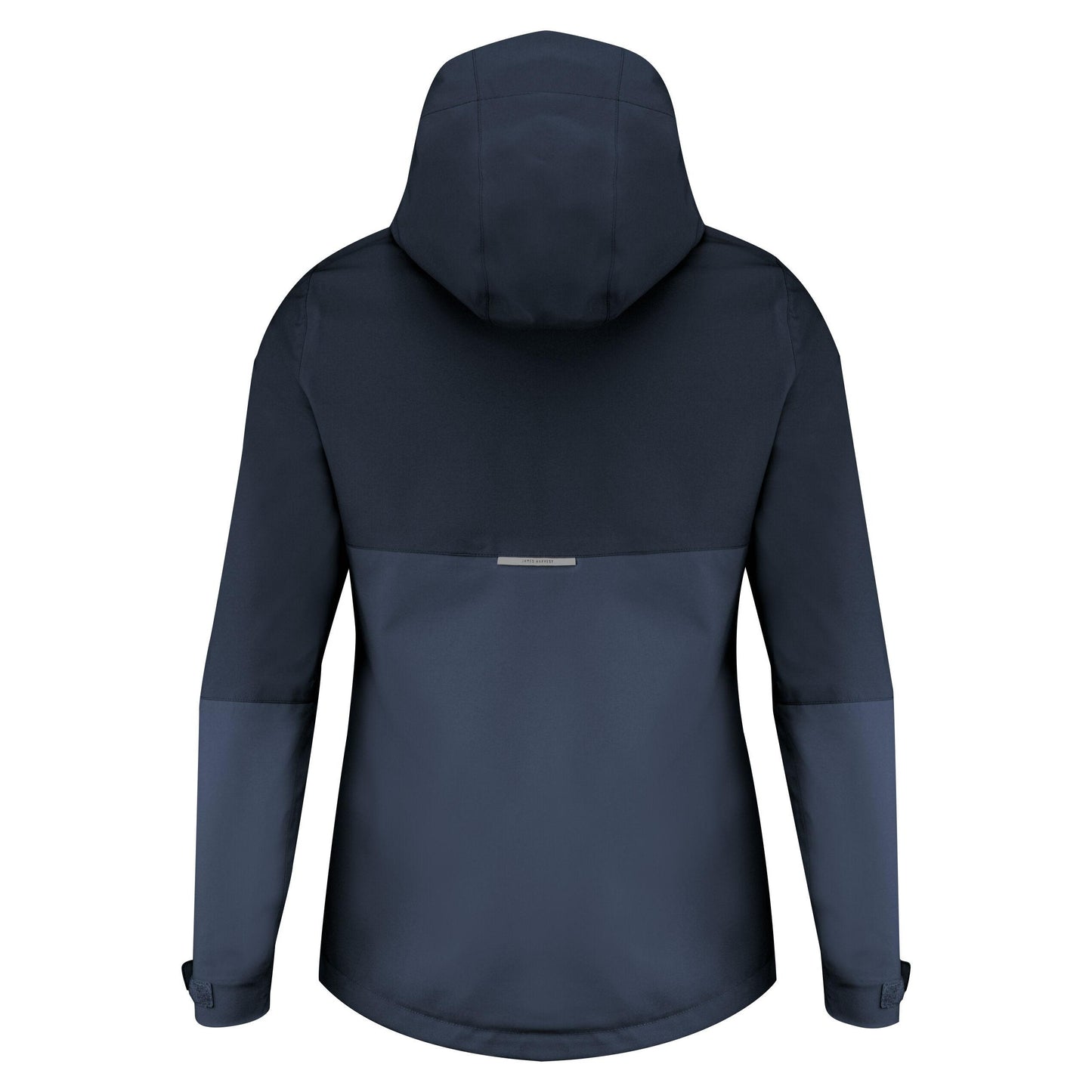 Navy - Pack Shot - James Harvest Womens-Ladies Northville Two Tone Shell Jacket