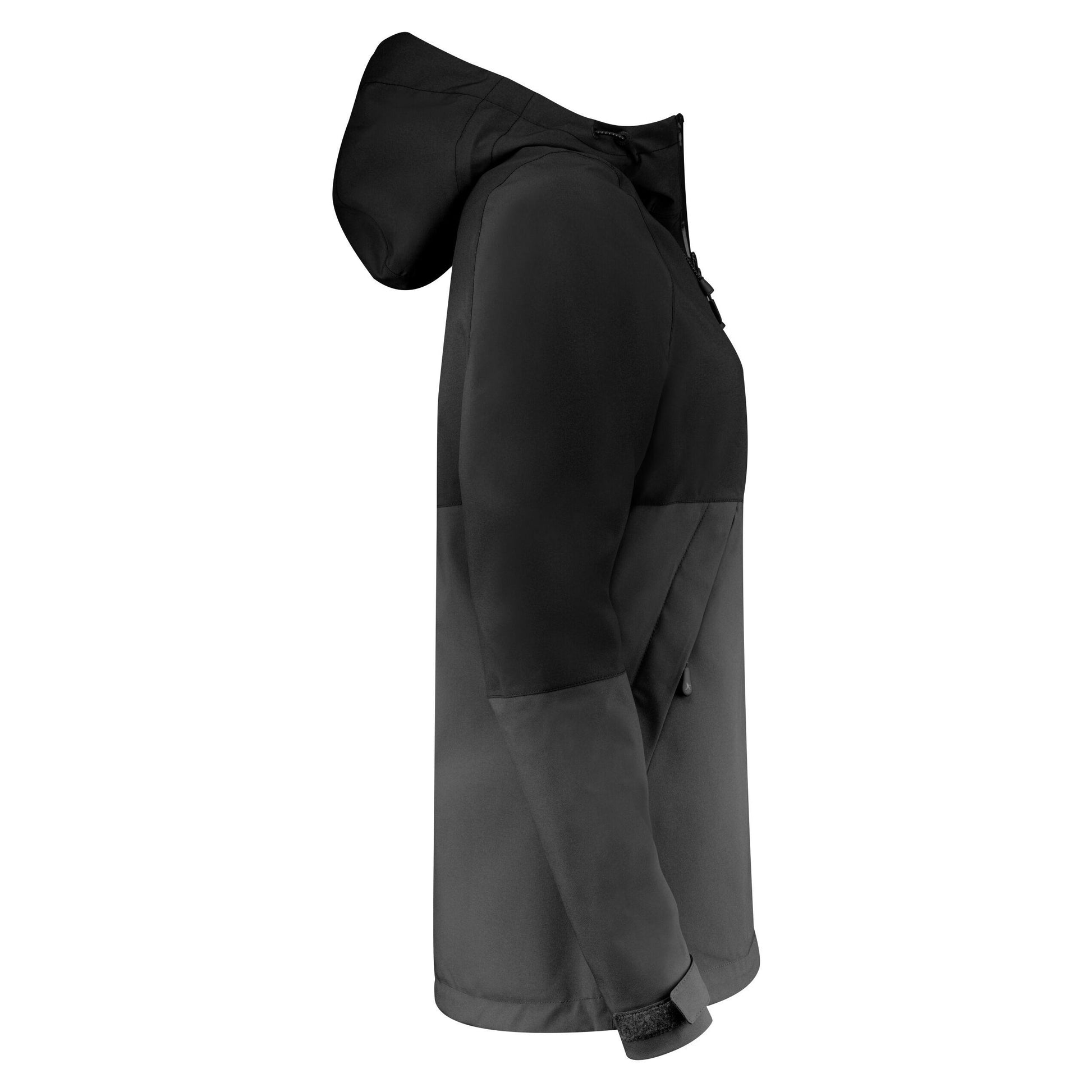 Black - Lifestyle - James Harvest Womens-Ladies Northville Two Tone Shell Jacket