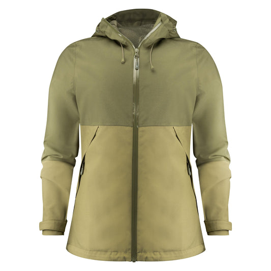Black - Front - James Harvest Womens-Ladies Northville Two Tone Shell Jacket