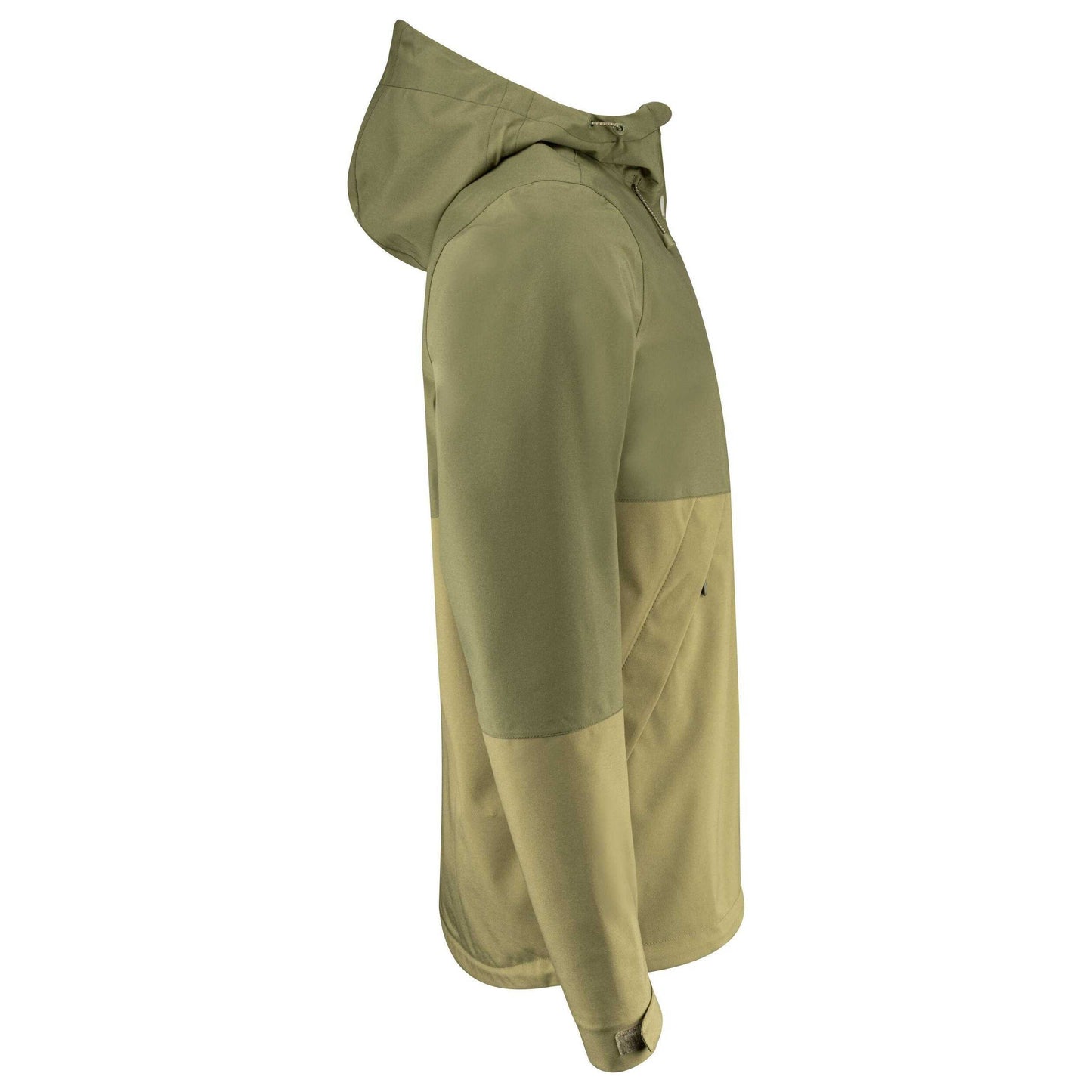 Moss Green - Lifestyle - James Harvest Mens Northville Two Tone Shell Jacket