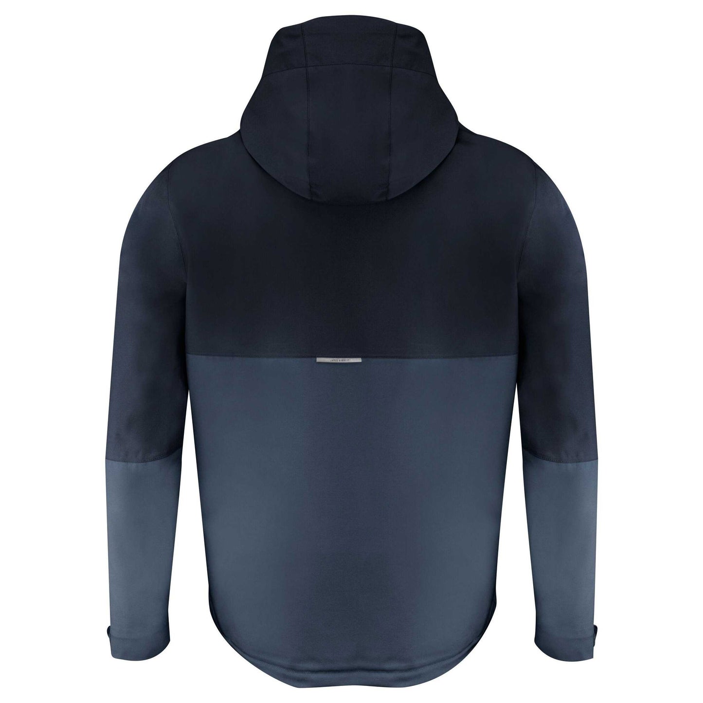 Navy - Back - James Harvest Mens Northville Two Tone Shell Jacket