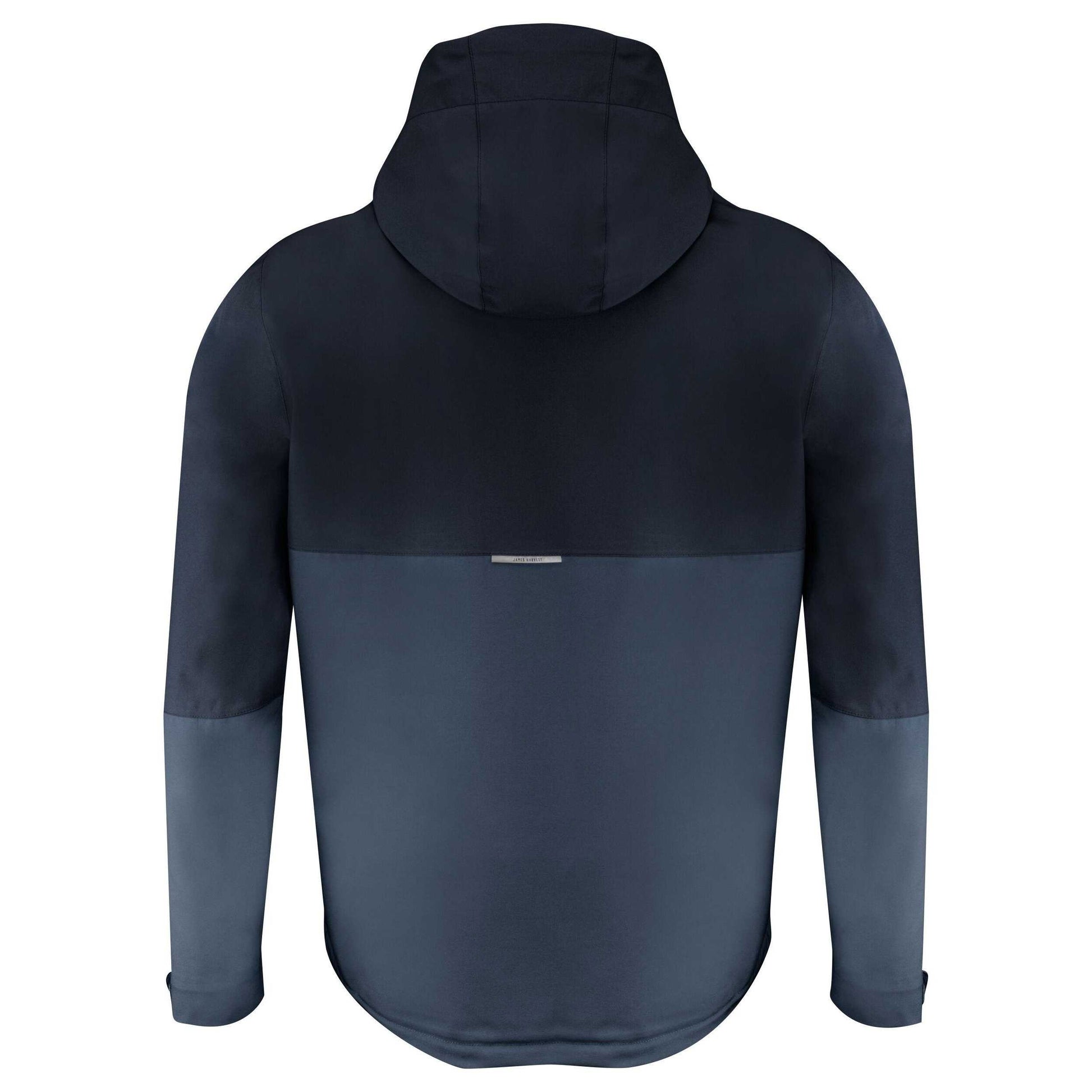 Navy - Back - James Harvest Mens Northville Two Tone Shell Jacket
