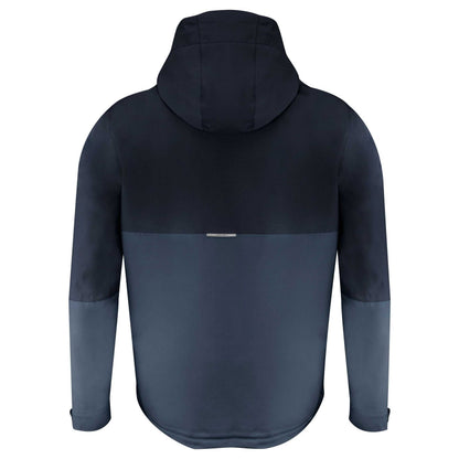 Navy - Back - James Harvest Mens Northville Two Tone Shell Jacket