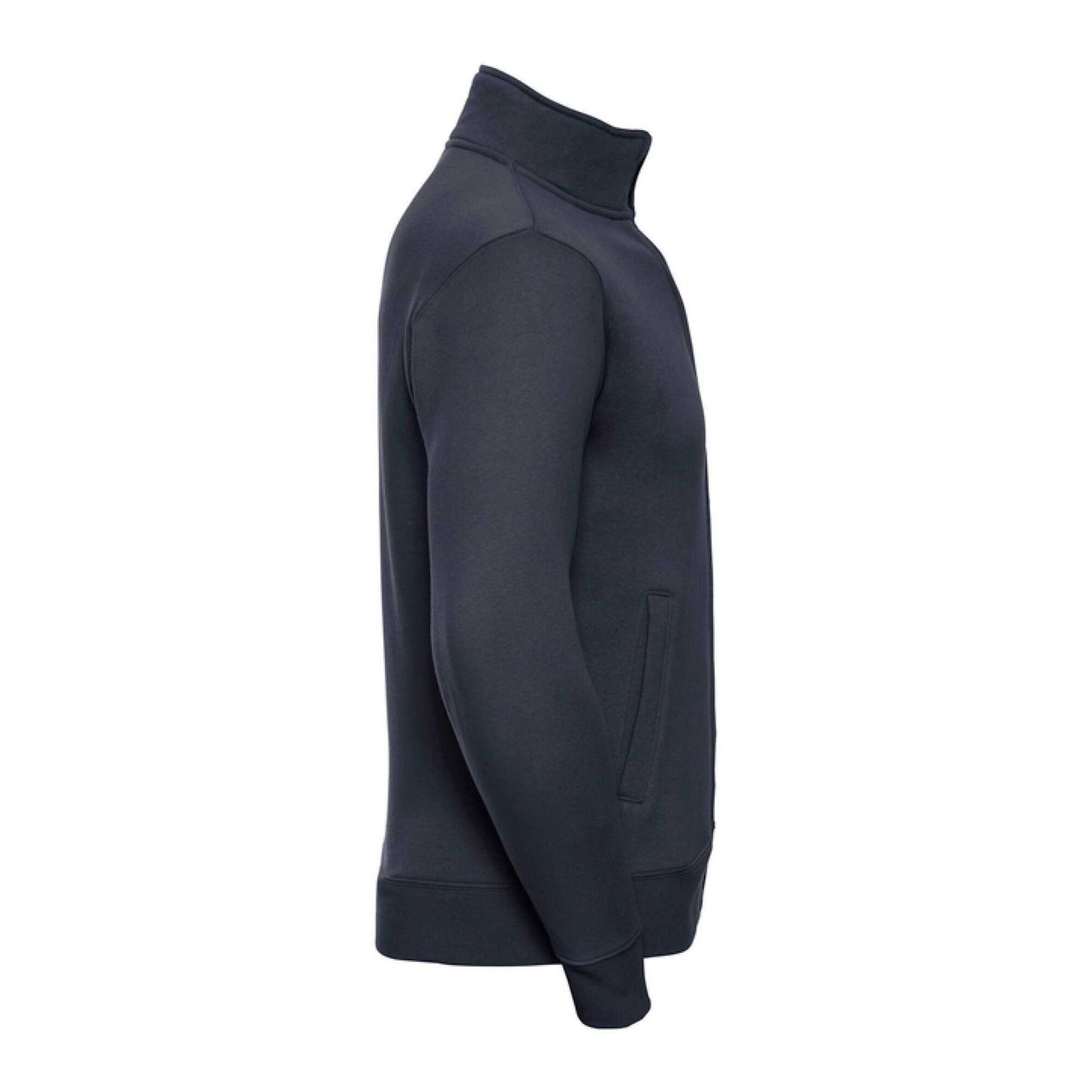 French Navy - Side - Russell Mens Authentic Sweat Jacket