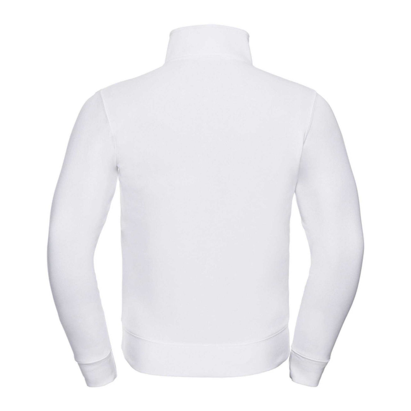 White - Back - Russell Mens Authentic Sweat Jacket