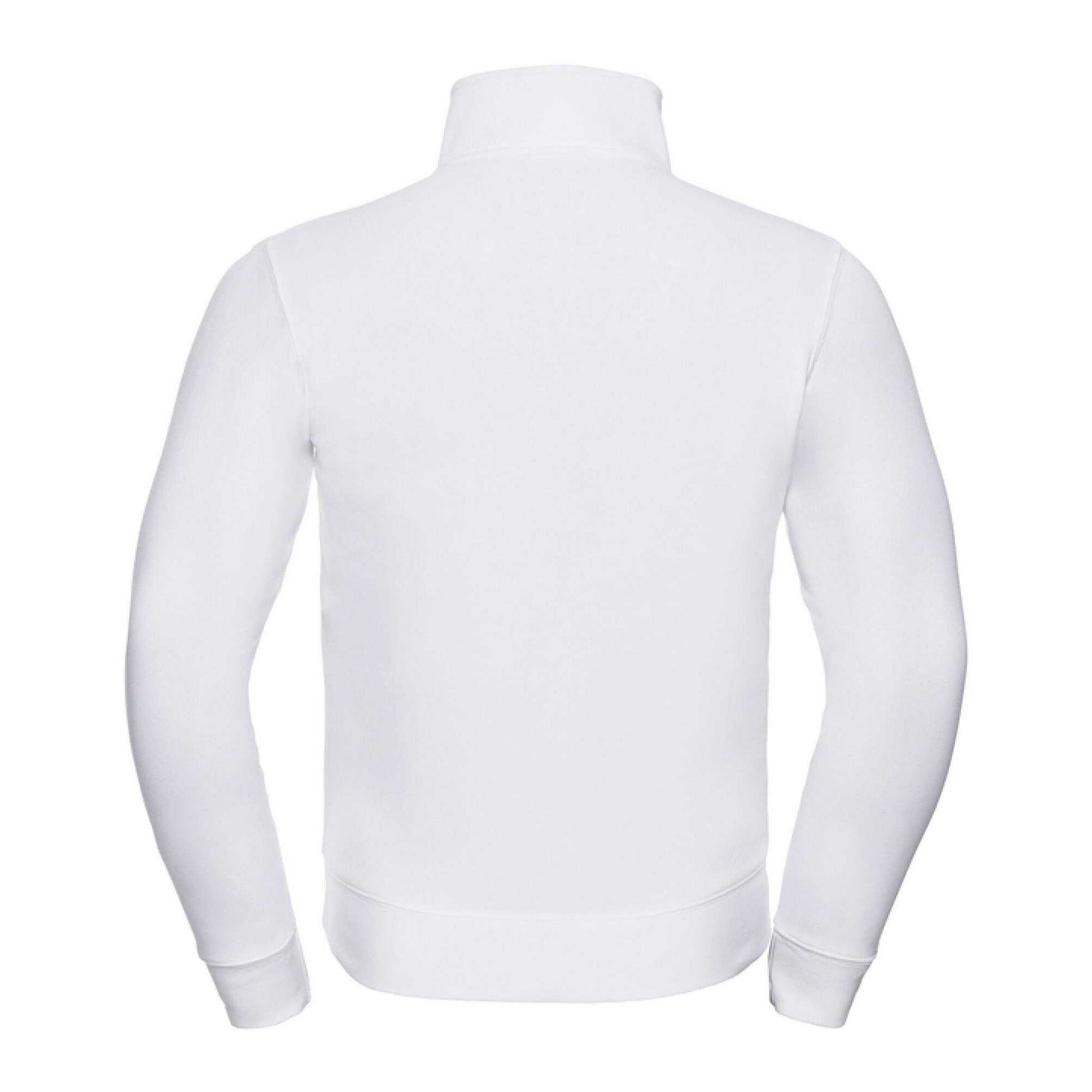 White - Back - Russell Mens Authentic Sweat Jacket