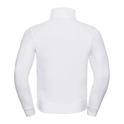 White - Back - Russell Mens Authentic Sweat Jacket
