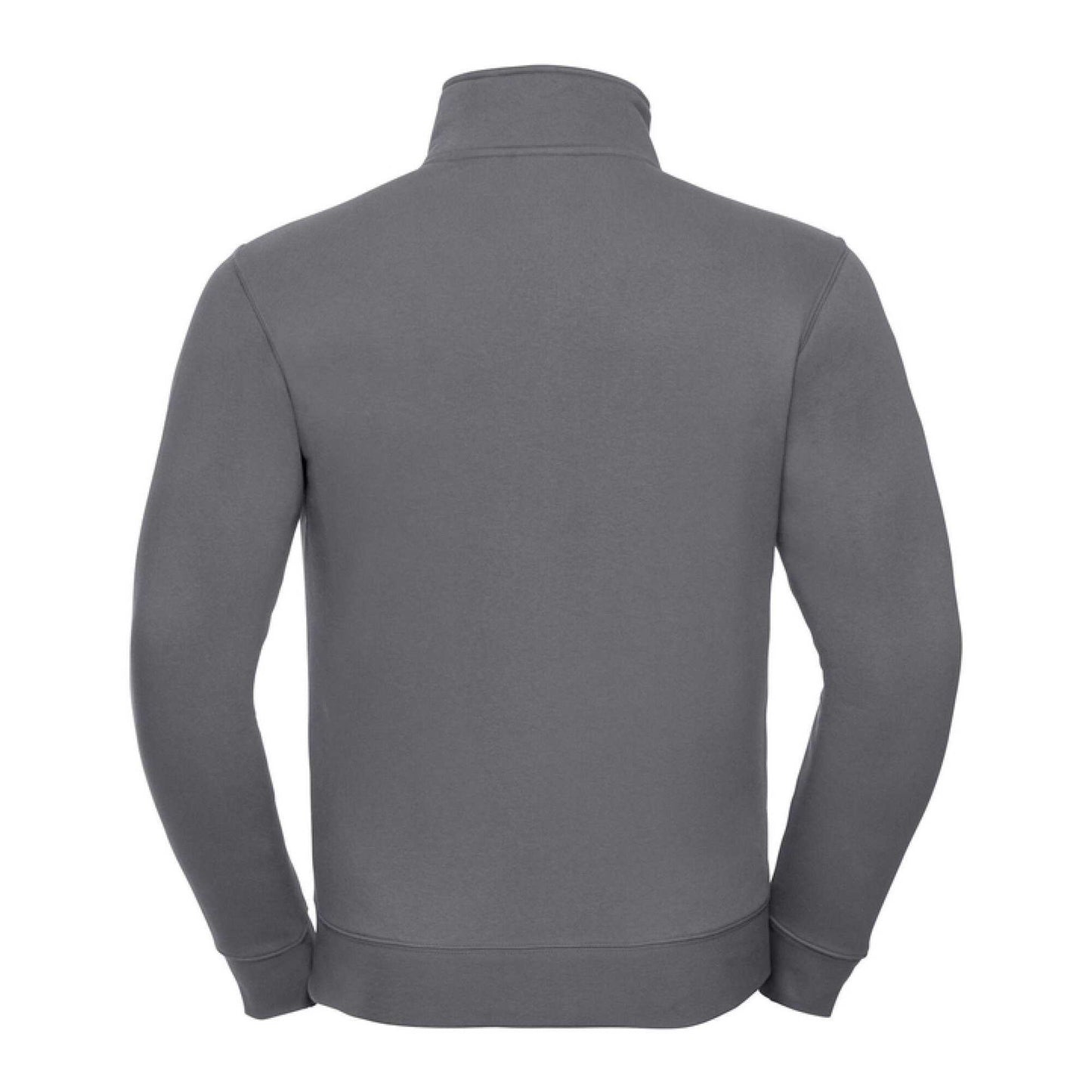 Convoy Grey - Back - Russell Mens Authentic Sweat Jacket