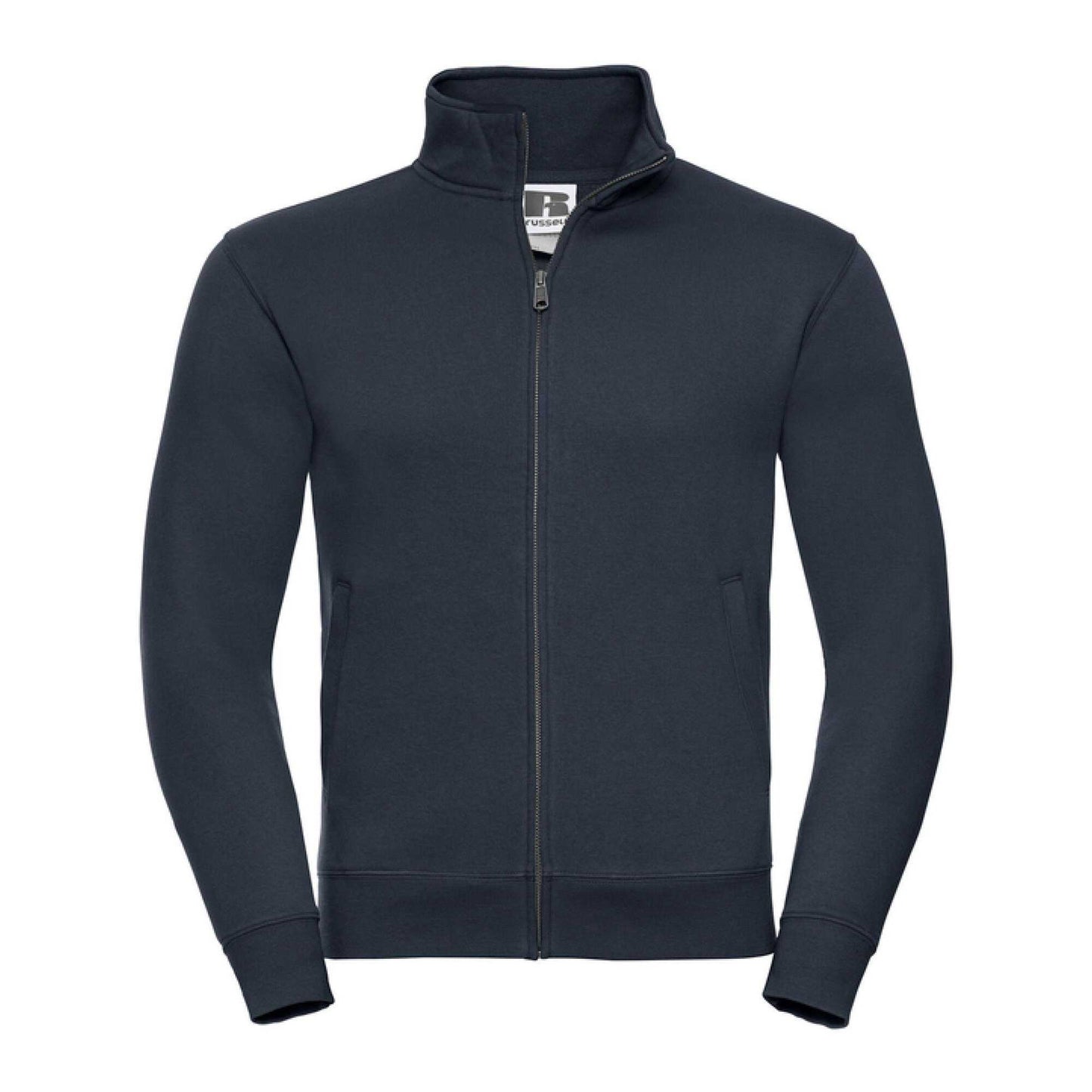 French Navy - Front - Russell Mens Authentic Sweat Jacket