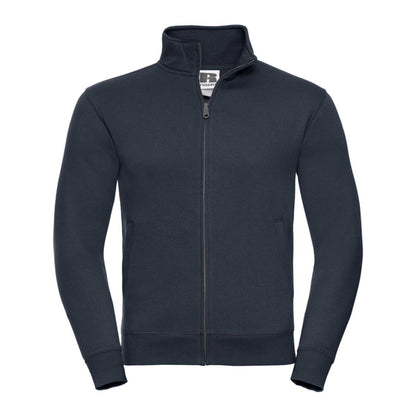 French Navy - Front - Russell Mens Authentic Sweat Jacket