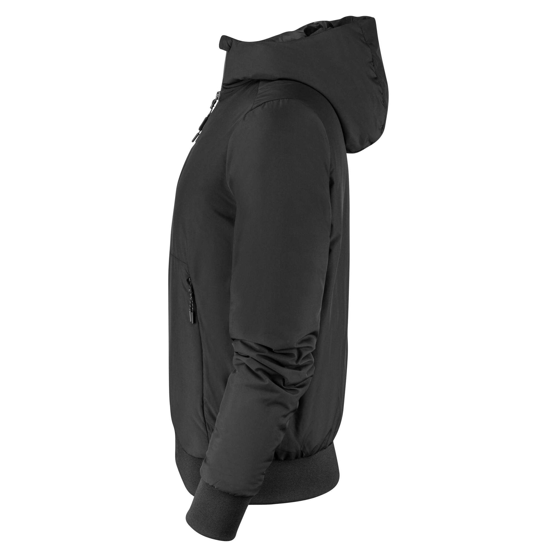 Black - Side - James Harvest Womens-Ladies Franklin Lightweight Jacket