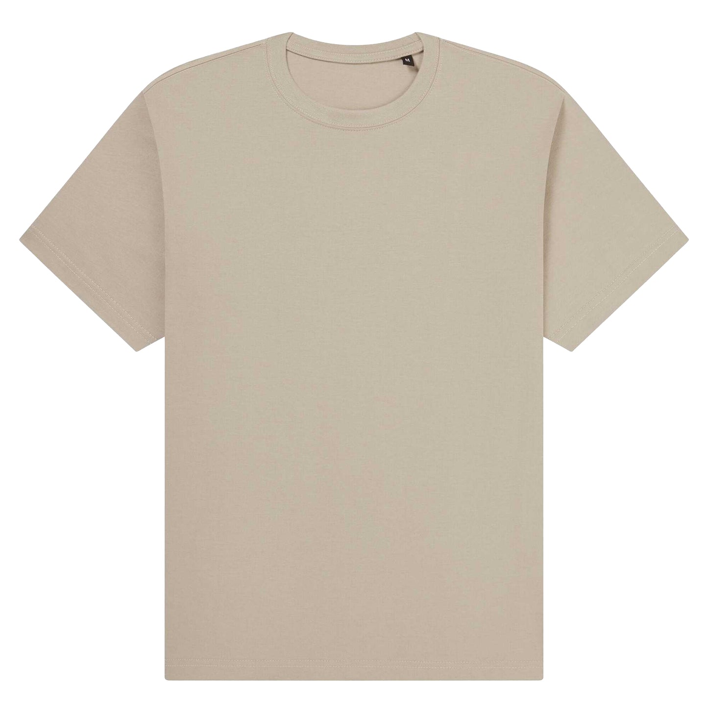 Sand - Front - UCC Label Free Collection Unisex Adult Organic Heavy T-Shirt