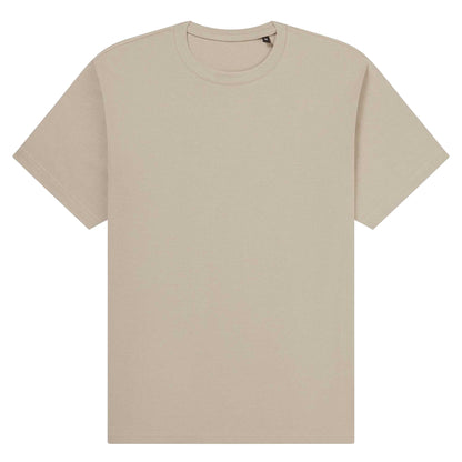 Sand - Front - UCC Label Free Collection Unisex Adult Organic Heavy T-Shirt