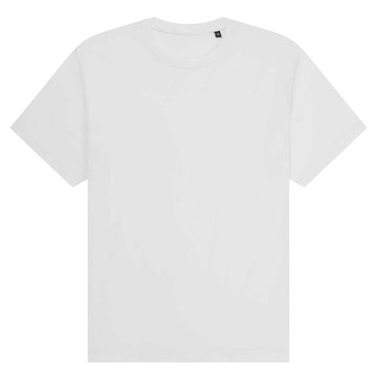 Snow - Front - UCC Label Free Collection Unisex Adult Organic Heavy T-Shirt