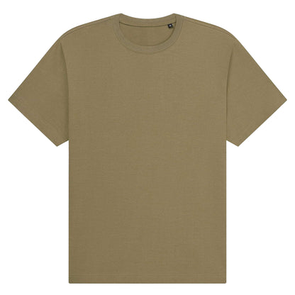 Army - Front - UCC Label Free Collection Unisex Adult Organic Heavy T-Shirt