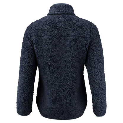 Navy - Back - James Harvest Womens-Ladies Kingsley Sherpa Fleece Jacket