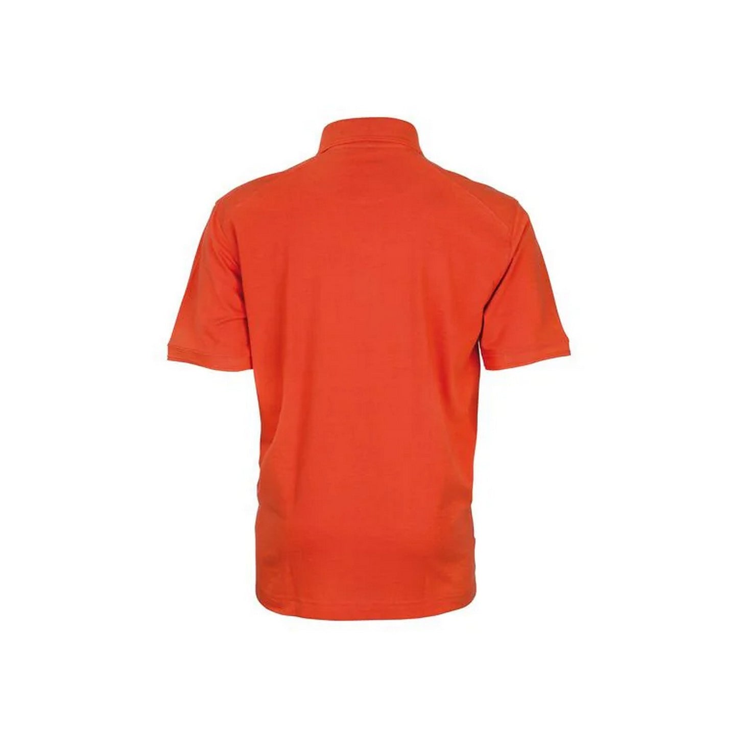 Orange - Back - WORK-GUARD by Result Mens Apex Polo Shirt