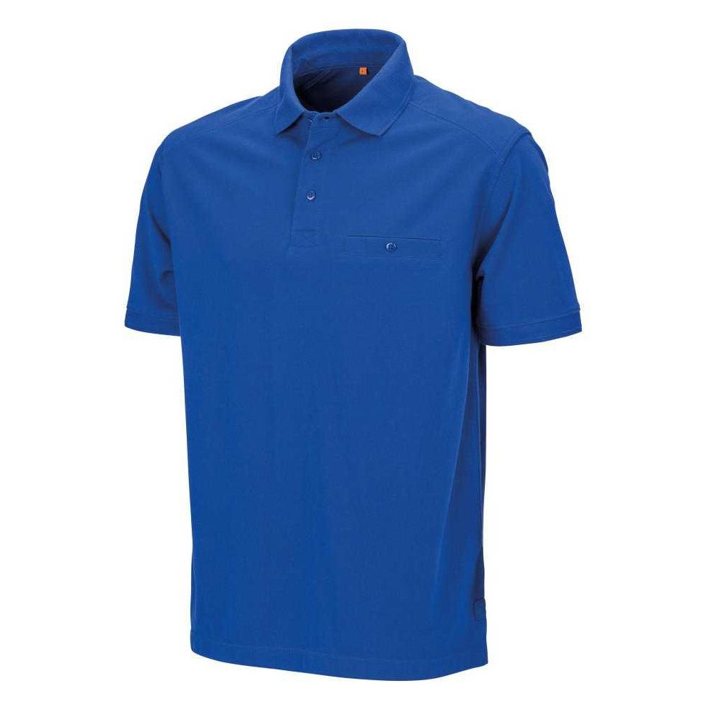 Royal Blue - Front - WORK-GUARD by Result Mens Apex Polo Shirt