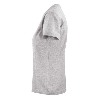 Grey Melange - Side - Printer Womens-Ladies Heavier Pro T-Shirt