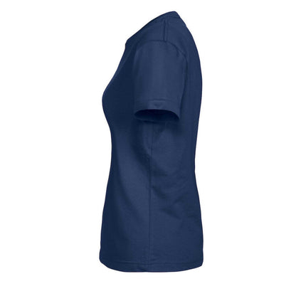 Ocean Blue - Front - Printer Womens-Ladies Heavier Pro T-Shirt