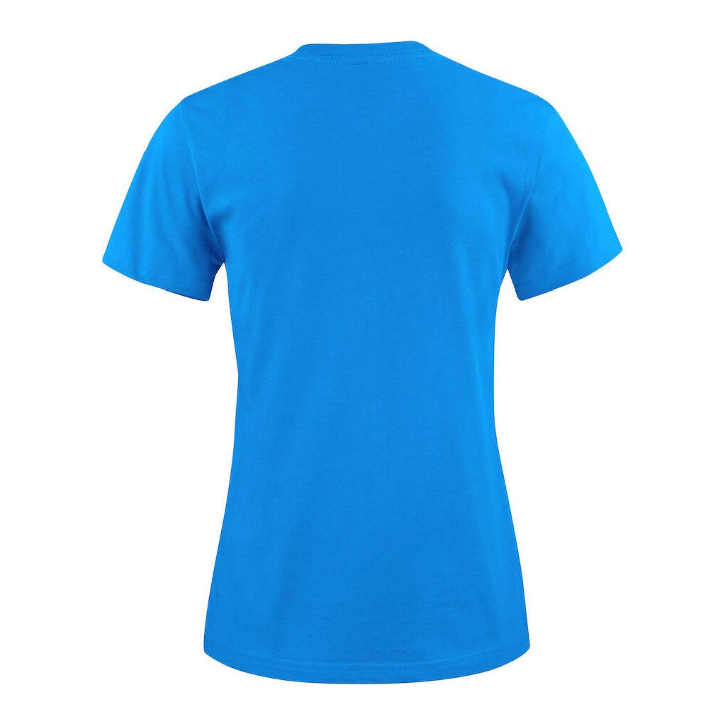 Ocean Blue - Side - Printer Womens-Ladies Heavier Pro T-Shirt