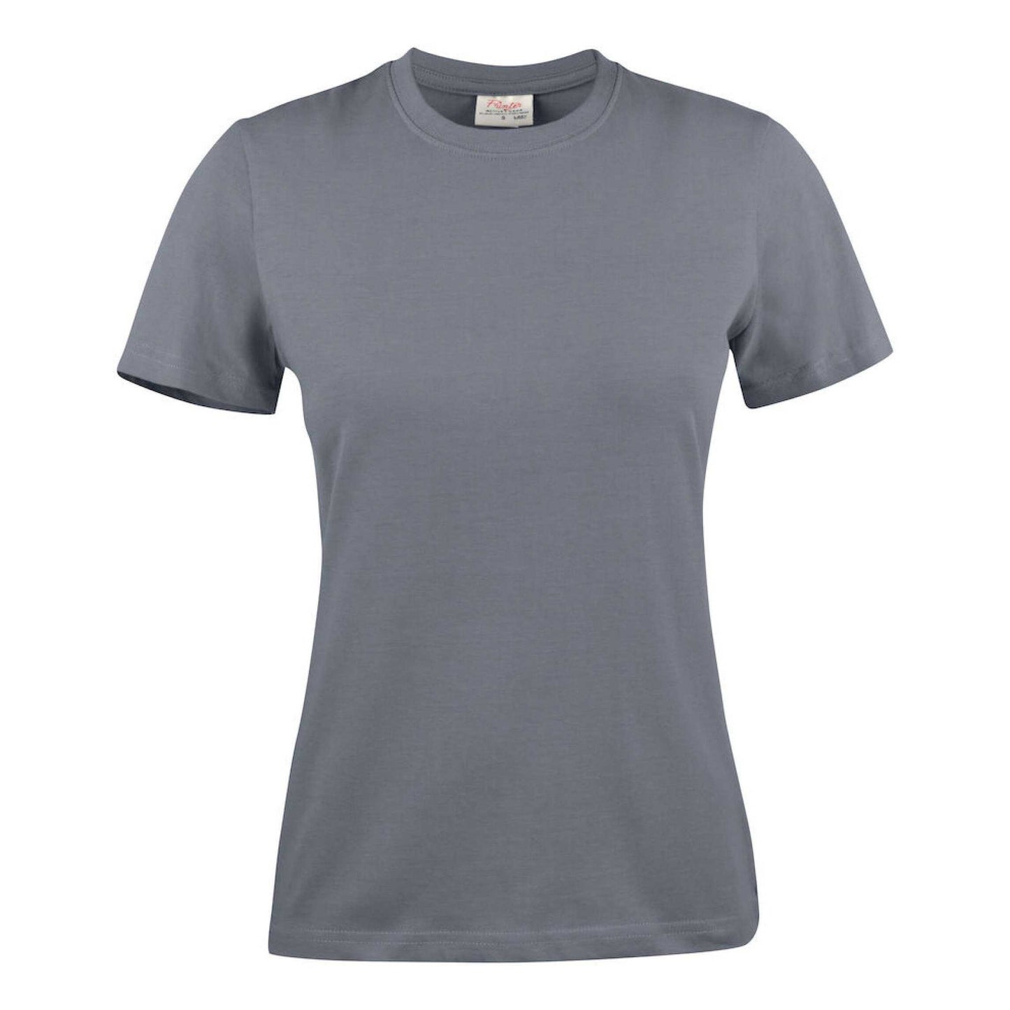 Steel Grey - Front - Printer Womens-Ladies Heavier Pro T-Shirt