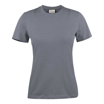 Steel Grey - Front - Printer Womens-Ladies Heavier Pro T-Shirt