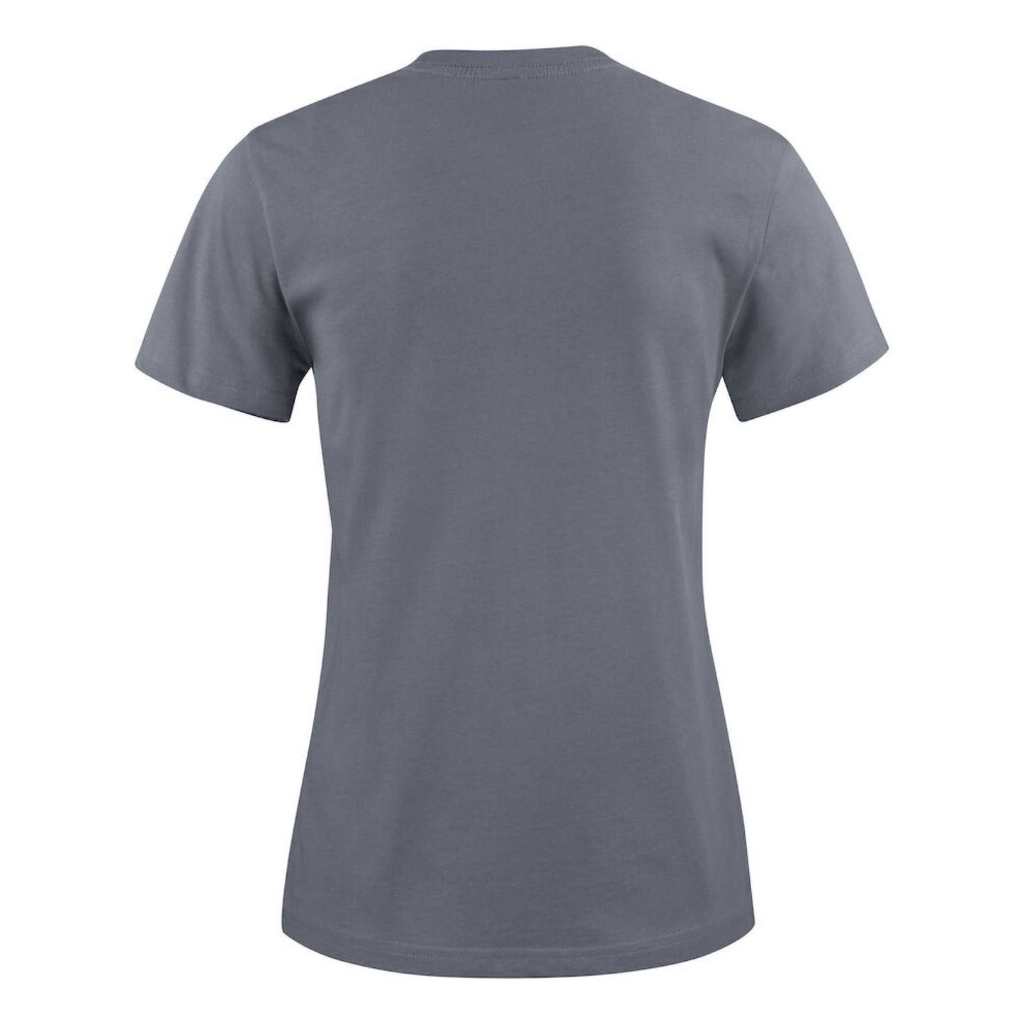 Steel Grey - Back - Printer Womens-Ladies Heavier Pro T-Shirt