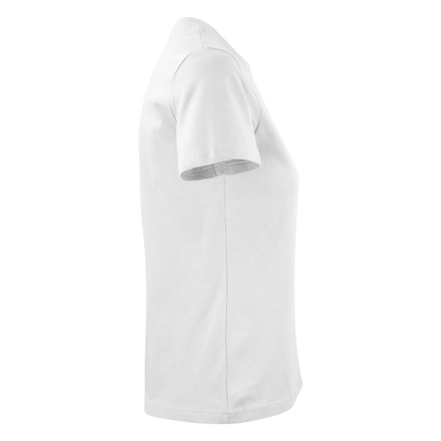White - Lifestyle - Printer Womens-Ladies Heavier Pro T-Shirt