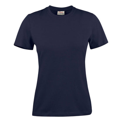 Dark Navy - Front - Printer Womens-Ladies Heavier Pro T-Shirt