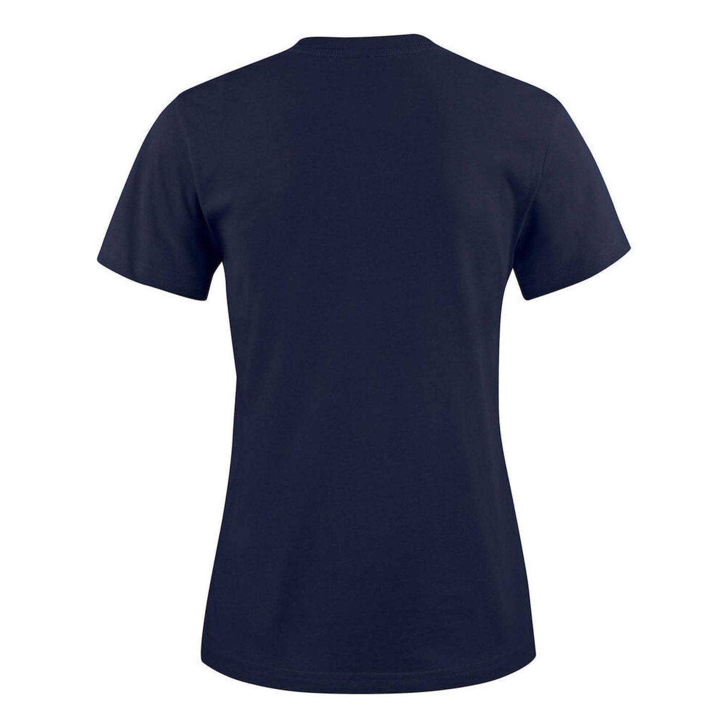 Dark Navy - Back - Printer Womens-Ladies Heavier Pro T-Shirt