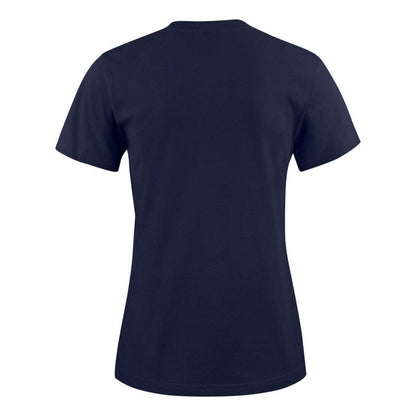 Dark Navy - Back - Printer Womens-Ladies Heavier Pro T-Shirt