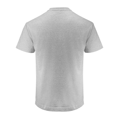 Grey Melange - Back - James Harvest Unisex Adult Devons Pocket T-Shirt
