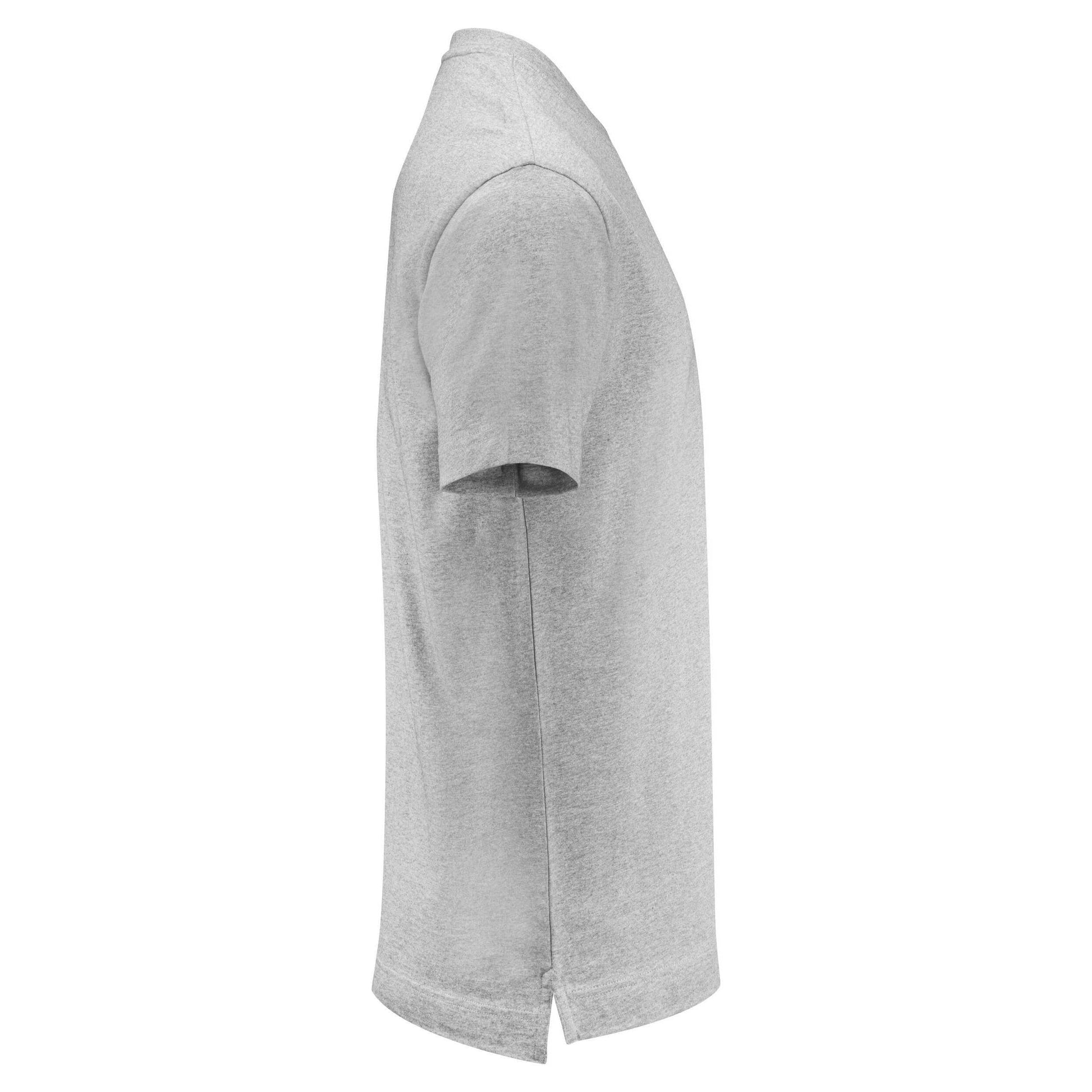 Grey Melange - Lifestyle - James Harvest Unisex Adult Devons Pocket T-Shirt
