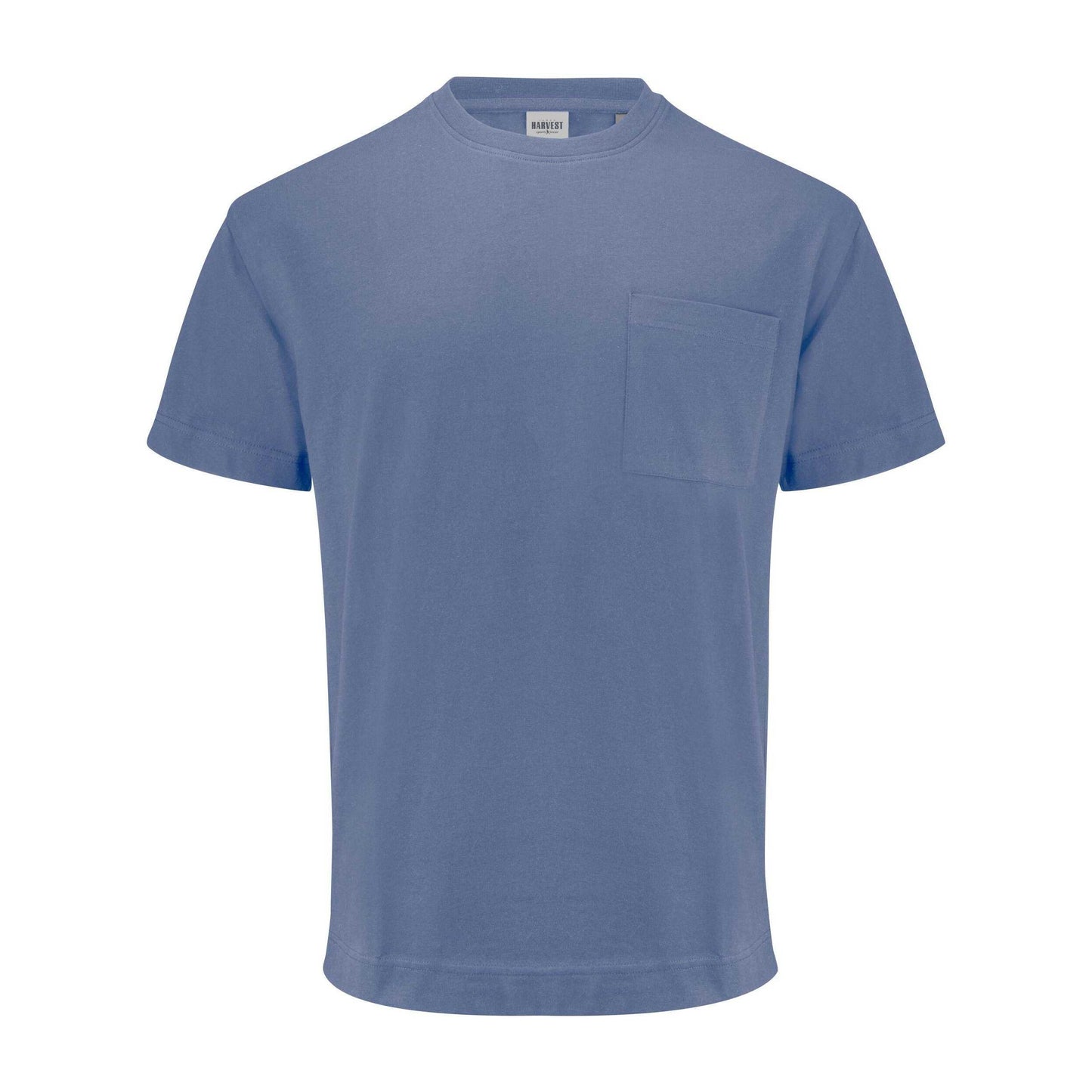 Summer Blue - Front - James Harvest Unisex Adult Devons Pocket T-Shirt