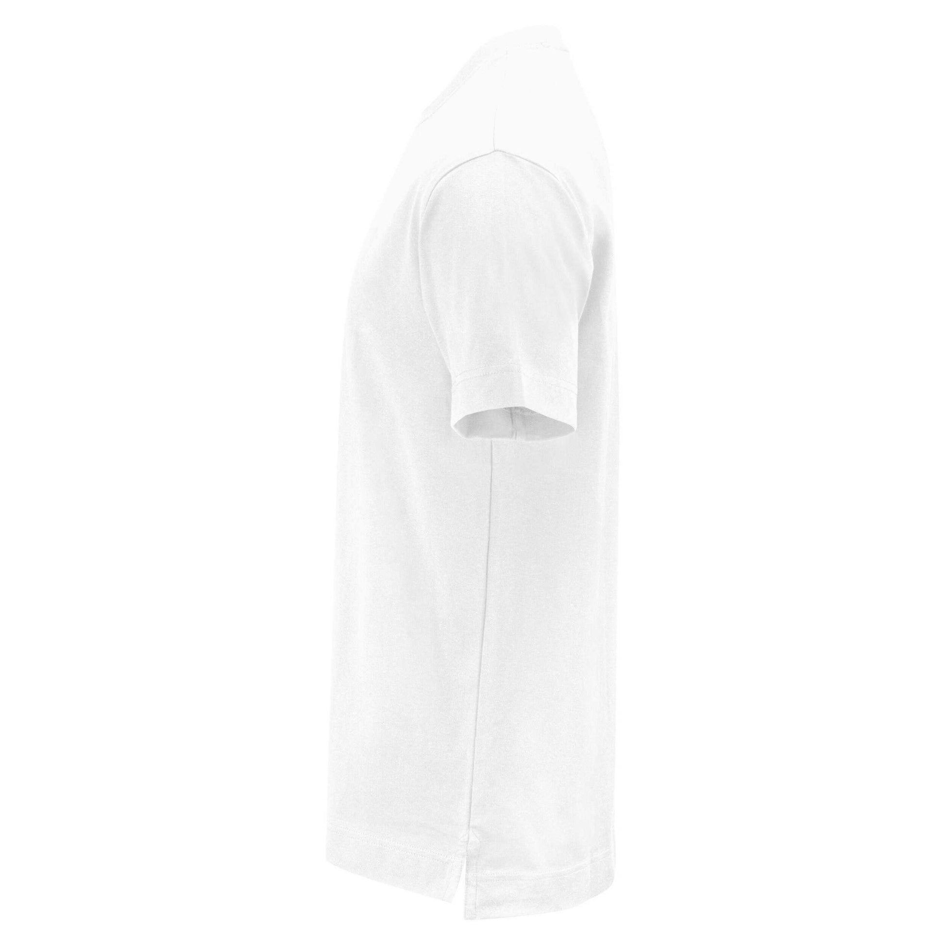 White - Side - James Harvest Unisex Adult Devons Pocket T-Shirt
