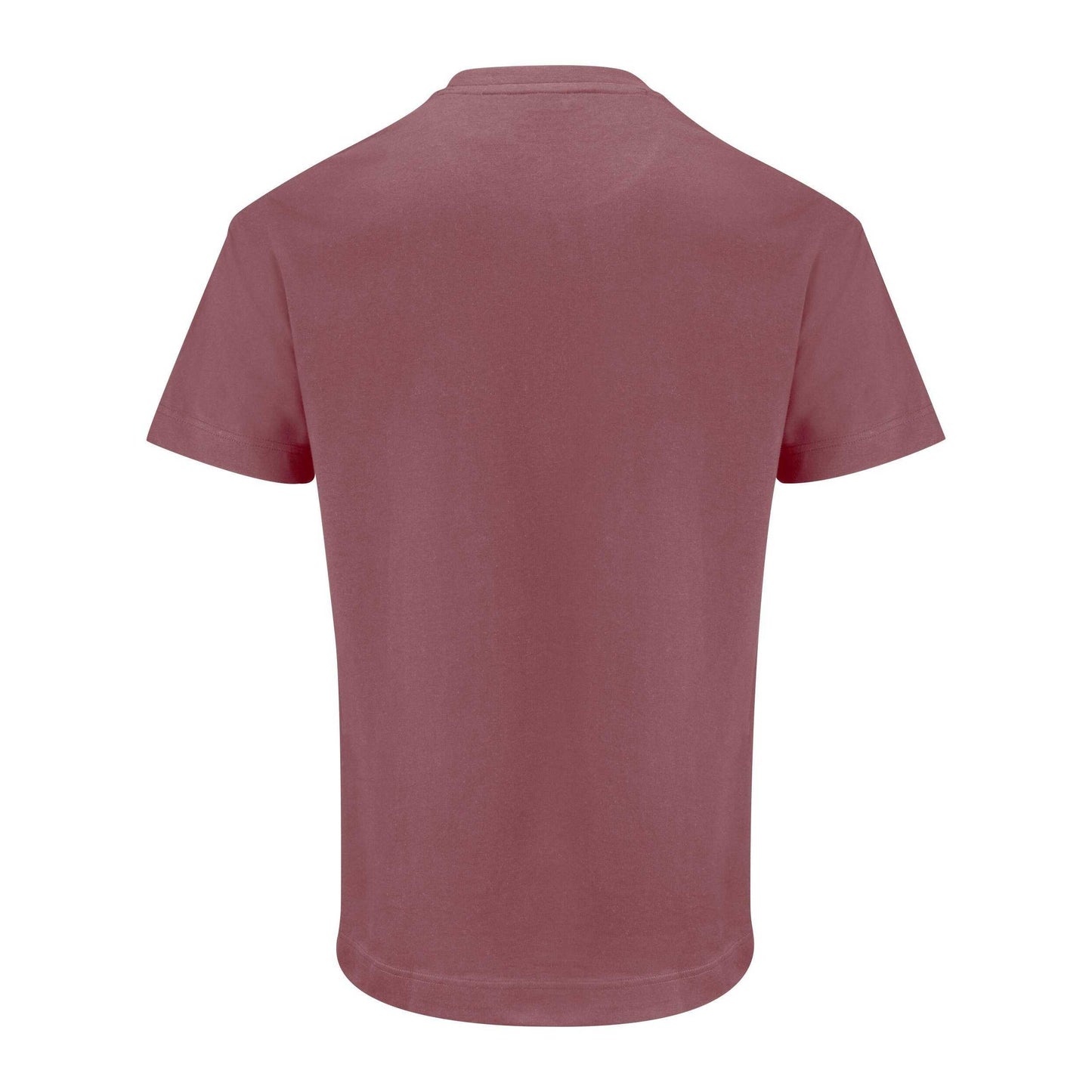 Dusty Red - Back - James Harvest Unisex Adult Devons Pocket T-Shirt