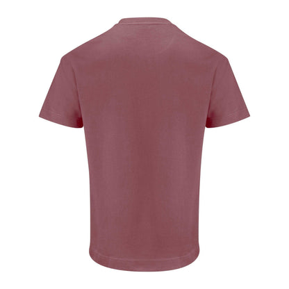 Dusty Red - Back - James Harvest Unisex Adult Devons Pocket T-Shirt