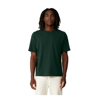 Forest Green - Side - Bella + Canvas Unisex Adult Heavyweight Boxy T-Shirt