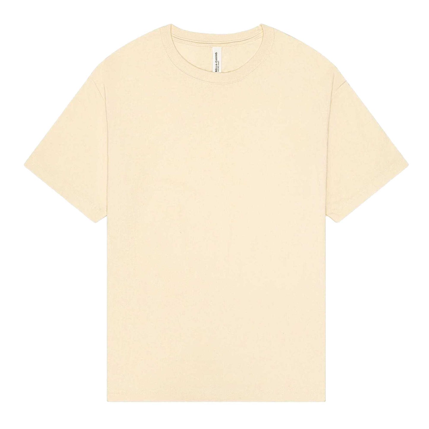 Natural - Front - Bella + Canvas Unisex Adult Heavyweight Boxy T-Shirt