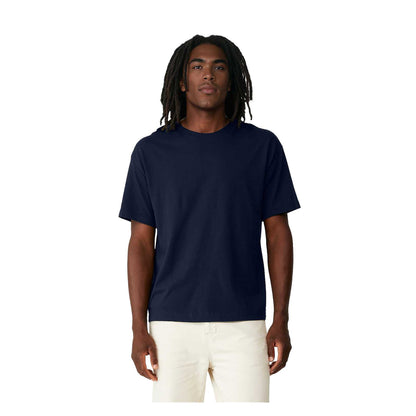 Navy - Side - Bella + Canvas Unisex Adult Heavyweight Boxy T-Shirt